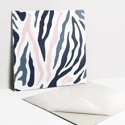 Vinyl tegels Kleurrijke zebra