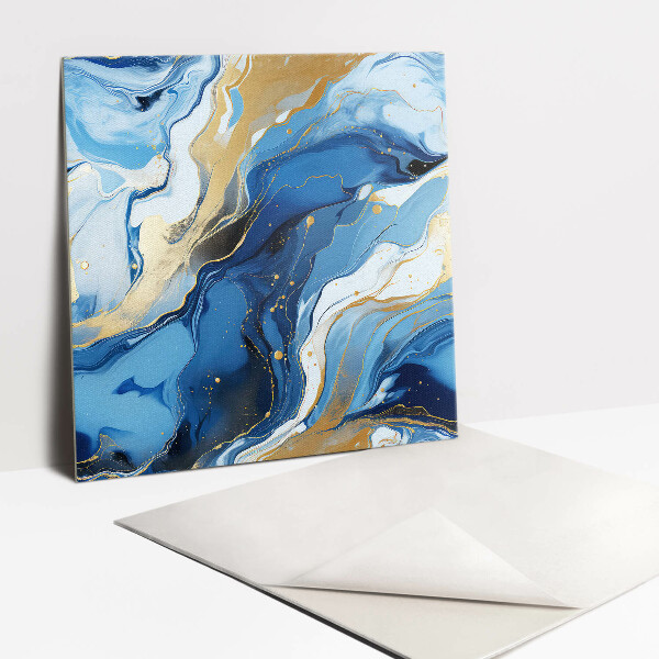 Vloer tegels pvc Abstractie met goud