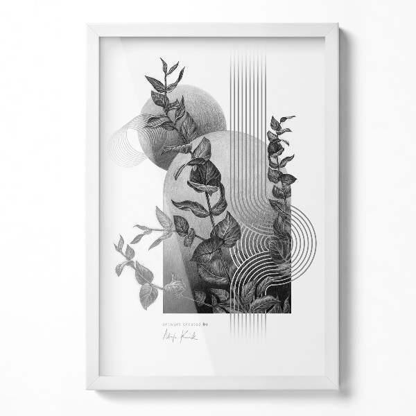 Witte fotolijst voor aan de wand 40x60 cm