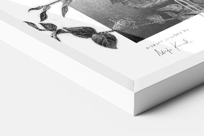 Wit moderne fotolijst voor foto 50x70 cm