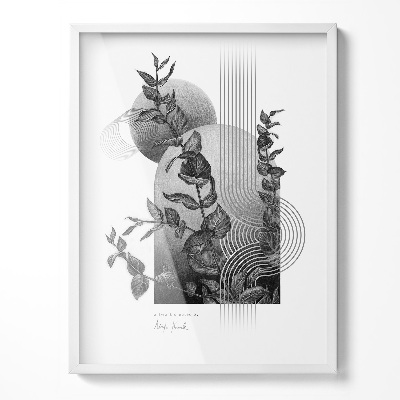 Elegante witte fotolijst 60x80 cm