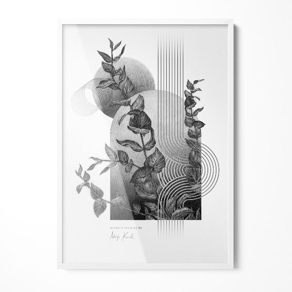 Fotolijst modern wit 70x100 cm