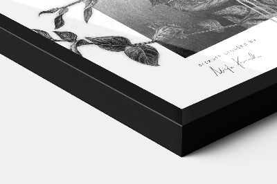 Zwarte schilderijlijst minimalistisch 40x60 cm