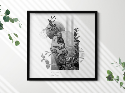 Moderne fotolijst zwart 50x50 cm