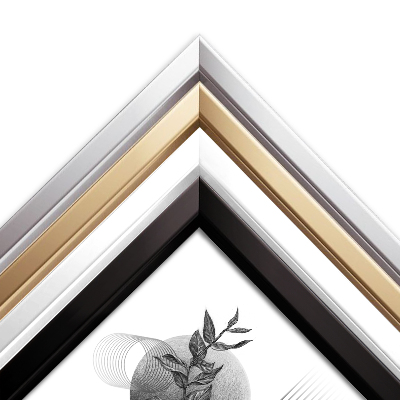 Minimalistische fotolijst zwart 60x80 cm