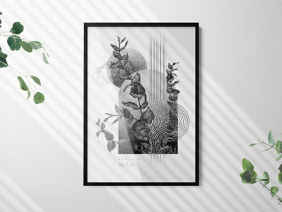 Zwart fotolijst 70x100 cm