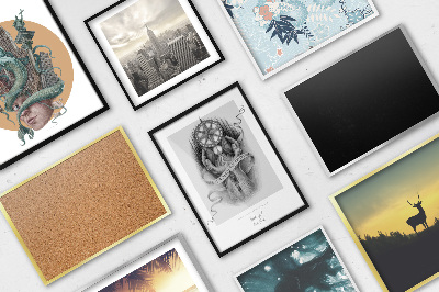 Gouden fotolijst voor aan de muur 50x50 cm