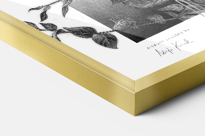 Gouden fotolijst strak design 60x80 cm