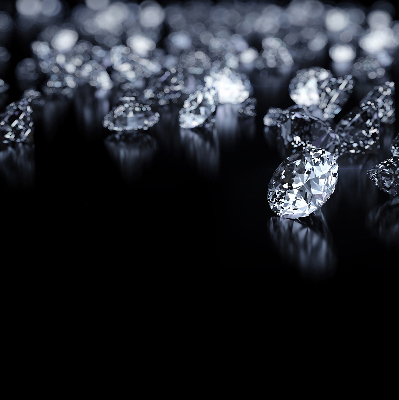 Rolgordijn voor raam met diamanten en schittering