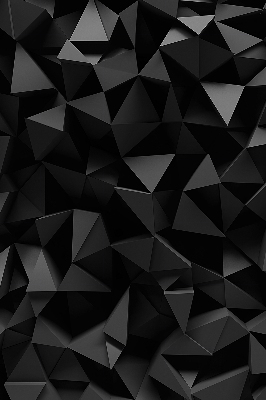 Binnengordijn in zwart origami