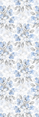 Stoffen rolgordijn met bloemenprint