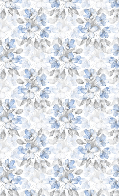 Stoffen rolgordijn met bloemenprint