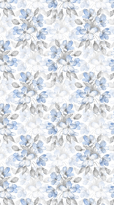Stoffen rolgordijn met bloemenprint
