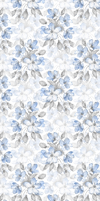 Stoffen rolgordijn met bloemenprint