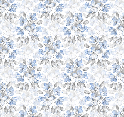Stoffen rolgordijn met bloemenprint