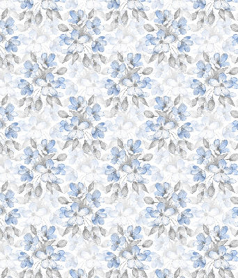 Stoffen rolgordijn met bloemenprint