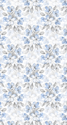 Stoffen rolgordijn met bloemenprint