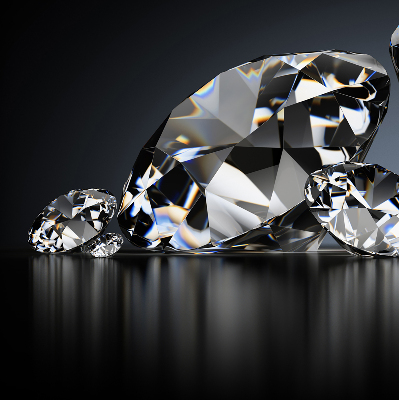 Binnengordijn diamanten