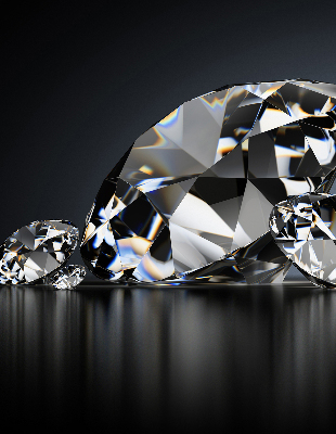 Binnengordijn diamanten