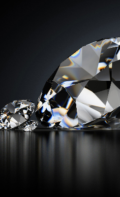 Binnengordijn diamanten