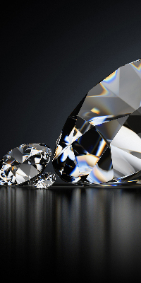 Binnengordijn diamanten