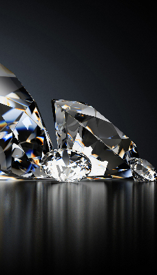 Binnengordijn diamanten