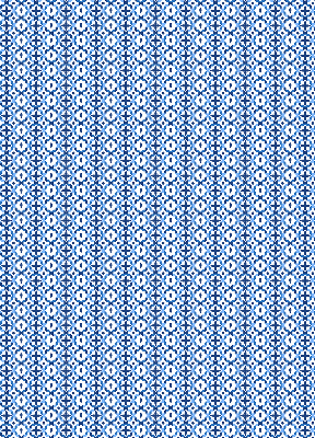 Binnenrolgordijn voor raam in blauwe vormen