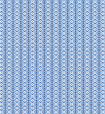 Binnenrolgordijn voor raam in blauwe vormen
