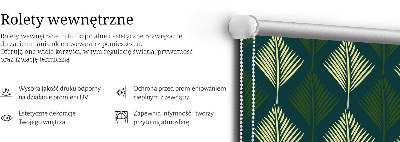 Binnenrolgordijn voor raam planten