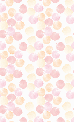 Stoffen rolgordijn met kleurrijke vlekken