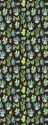 Rolgordijn voor balkondeur met cactussen