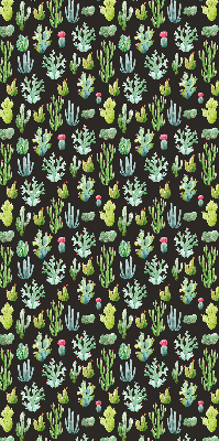 Rolgordijn voor balkondeur met cactussen