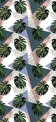 Binnenrolgordijn voor raam van de bladeren van de plant
