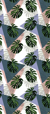 Binnenrolgordijn voor raam van de bladeren van de plant