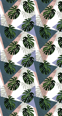 Binnenrolgordijn voor raam van de bladeren van de plant