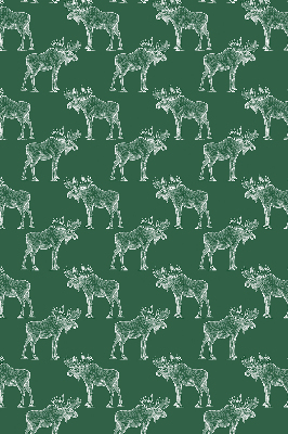 Rolgordijn voor balkondeur in de kleur groene eland