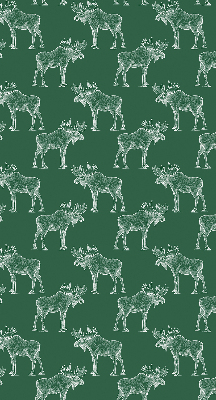 Rolgordijn voor balkondeur in de kleur groene eland