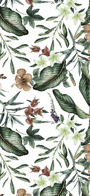 Binnengordijn met exotische natuurprint