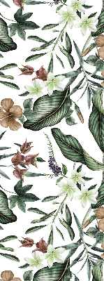 Binnengordijn met exotische natuurprint