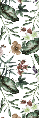 Binnengordijn met exotische natuurprint
