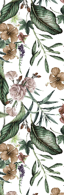 Binnengordijn met exotische natuurprint