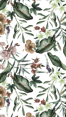 Binnengordijn met exotische natuurprint