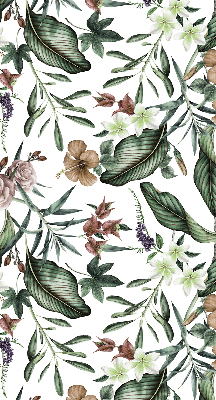 Binnengordijn met exotische natuurprint