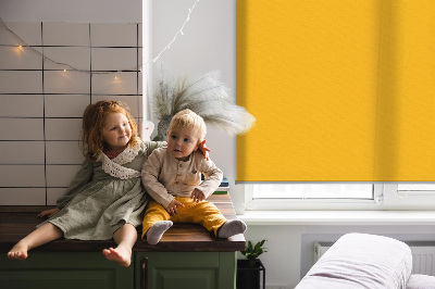 Binnengordijn in oranje