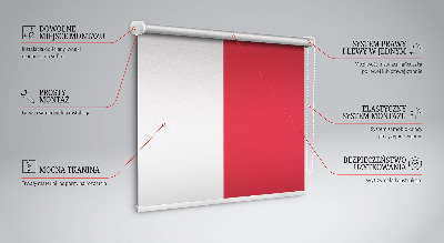 Binnengordijn in het rood