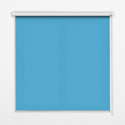 Stoffen rolgordijn in het blauw