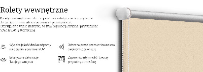Binnengordijn beige