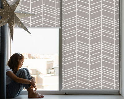Binnenrolgordijn voor raam witte sparren
