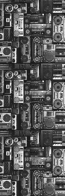 Binnengordijn voor radioluidsprekers