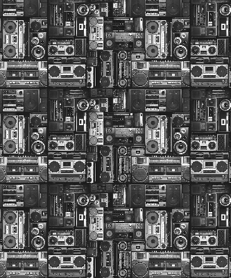 Binnengordijn voor radioluidsprekers